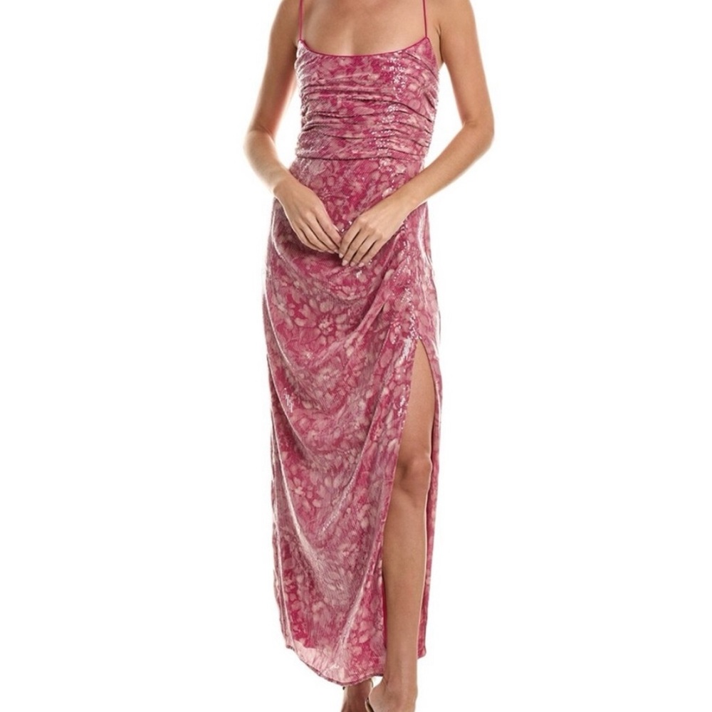 Hutch Pink Floral Maxi Dress